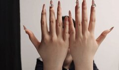 4K Asian sexy hand fetish
