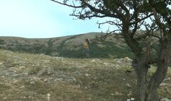 Naked youga solo girl (