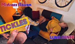MISTRESS RAVEN TICKLES QUADRILATERAL AMPUTEE LUNA