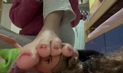 Dominant dream: your perfect little face to clean My feet