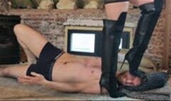 1350$ Boots, Lingerie and Pain -Rosanna- [Hard clip]