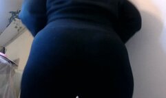 Pervy step bro watches me workout