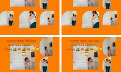 MORNING FEEDING W A CAMPING FEEL