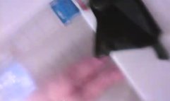 Showering fat girl caught with spycam