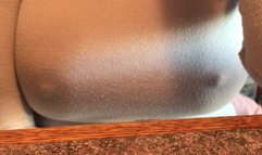 My unaware wife's tits at restaraunt tonight