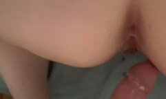 He bends me over and cums on my panties - 106