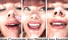 Vore Consumes You Through Her Nostrils
