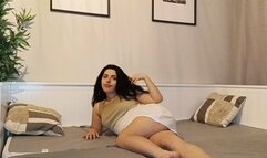 farting in skirt and showing my ass for you