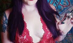 Travel Back in Time With a Gorgeous Smoking Goddess -Human Ashtray-