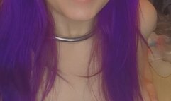 Quickie wanding over a diaper