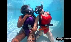 Aquaphilias- Irene and Stella- Vintage Double Hose Orgasms