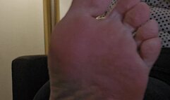 Bbw full body feet soles wrinkles and wiggles
