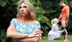 Soccer Player Stepdaughter Wants A Taste Of Muscular Stepdad's Big Dick & Stepmom Is Happy To Share