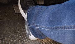 Driving in Nike Air Max