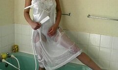 At home with Fleur Rose and her wet slips sexy time