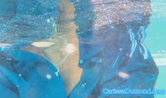 Secretary Finds Underwater Stress Relief-a real life fantasy