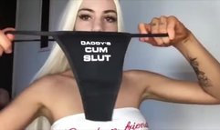 Gorgeous Blonde tries on Lingerie Haul