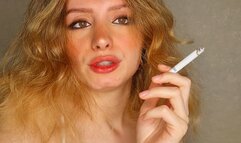 Power Smoking a Winston 100 up close and personal Muaa xx