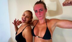 Double Face sitting hard, part 1, by Manu Albertine, Xena and Slave, (cam by Manu) FULL HD,