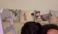 Sucking & Riding My Dildo Until I Cum