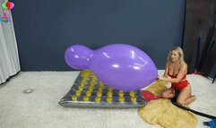 Bunny Inflates Huge Balloons Prior to Shoot 4k (3840X2160)