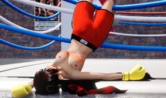 Yuna VS Kanna Topless Boxing