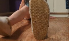 Fifi putting her stinky soles and toes in your face