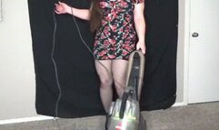 Teasing And Vacuuming Mini Dress Patent High Heels (MP4) ~ MissDias Playground