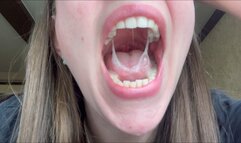 Clots of mucus in my mouth