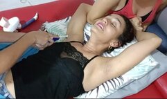 Dayana is tickled in the armpits Part 1