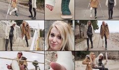 Jade LLC Crutching Struggle to the Promenade (in HD 1920X1080)