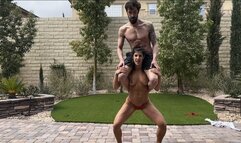 Bianca Blance Lifts and Carries Flavio