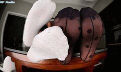 EIG and new friend sock and pantyhose show - MP4