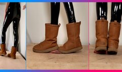 UGGs Cock Crush and Shoejob with Cum