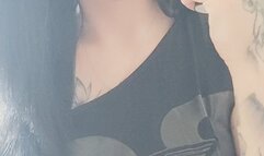 Bouncing boobs and smoking