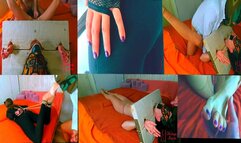 Mal Dee tried guillotine rope hogtie while being foot fucked