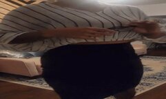 Busted on his lunchbreak