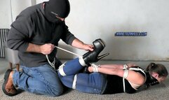 Rachel Adams Tied in Jeans and High Heeled Ankle Boots! HD-mp4