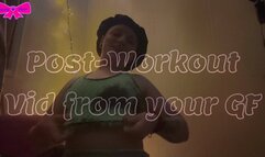 Your Girlfriend sends you a video after the gym Dakota Marr GFE