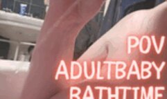 Adultbaby POV Bathtime with Mom wmv