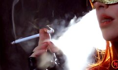 Smoking Eve 120s black leather gloves