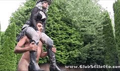 Riding Break is Kicks to his Balls