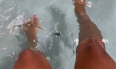 Teenie and Giantess in Pool 1080