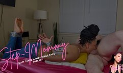 Step-Mommy Duct Taped Hands while Face Fucked