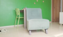 I got my slippers full of cum, I was very angry