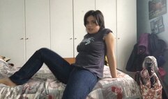 a mix of old jeans fetish and ass fetish videos and findom audio