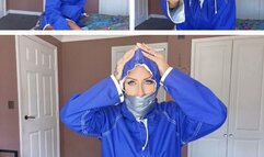 CHARLIE MONACO Self bondage wrap gag, she is back and it is bigger than ever!