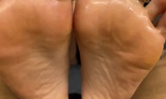 Making His Dick Explode on My Feet