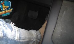 Sky drives his Tesla in socks and barefoot