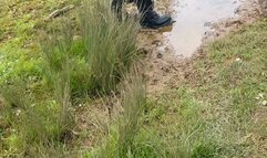 MUDDY NEW ROCK BOOTS WALK OVER NEW MAC BOOK PRO